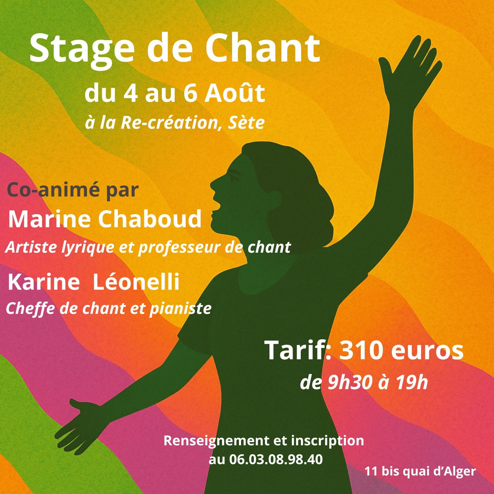 stage de chant et d'interpretation