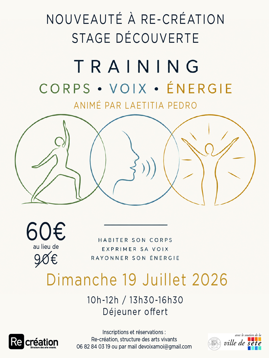 Stage Corps, voix et energie